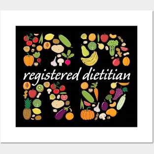 Cute Registered Dietitian Appreciation Dietitian Posters and Art